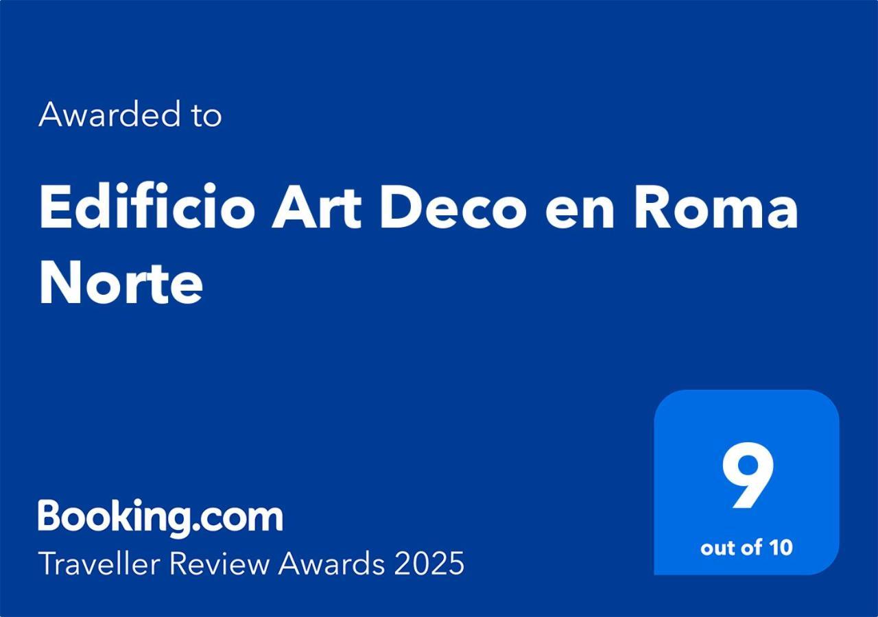 Edificio Art Deco En Roma Norte メキシコシティ エクステリア 写真